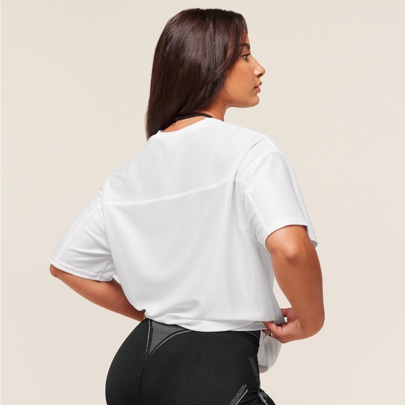 Gymshark x Analis Cruz Mesh Top - White - Picture 3 of 6